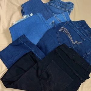 bundle of 4 jeans